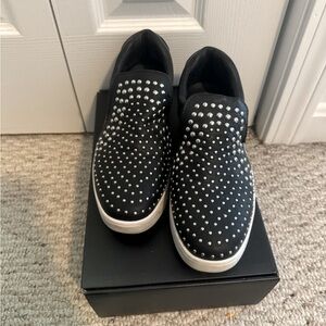 Steven by Steve Madden studded black slip on. Size 6.5.